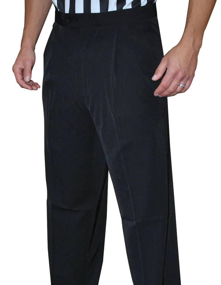 Smitty 100% Polyester Pleated Pants w/ Slash Pockets